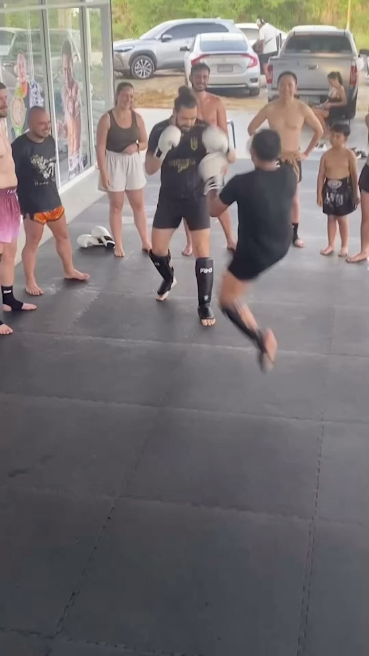 Suphachai Saepong IG Post - 😆 Kickboxing Video